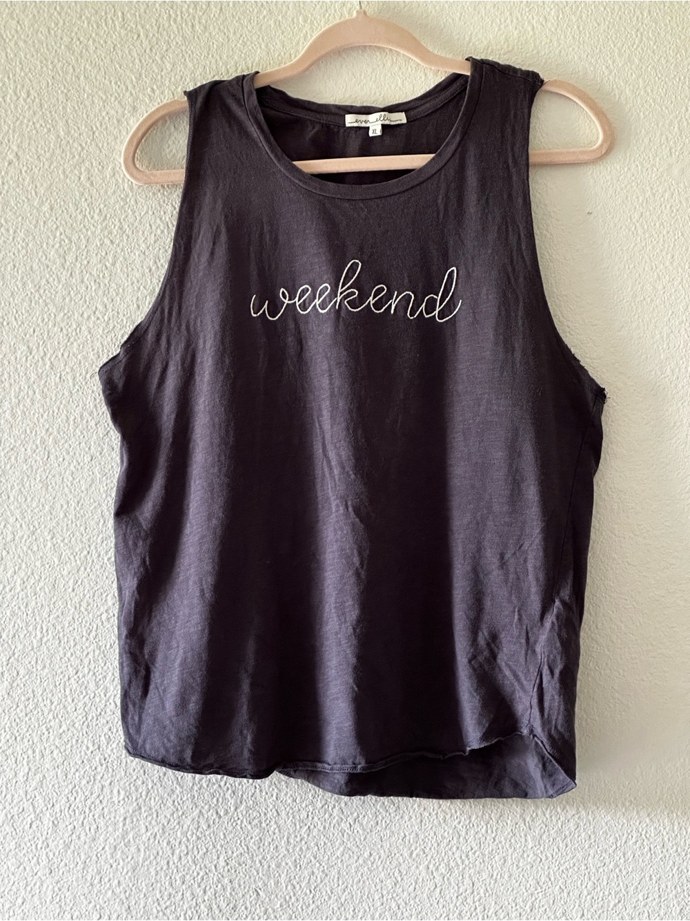 Weekend Graphic Tank Top - Blue